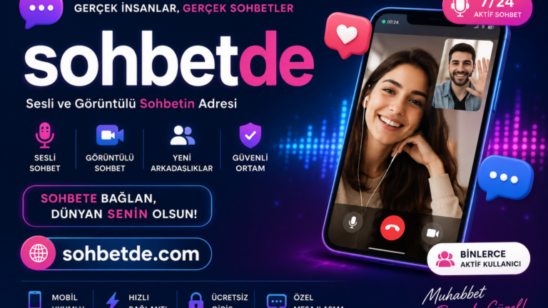 sesli ve kamerali chat