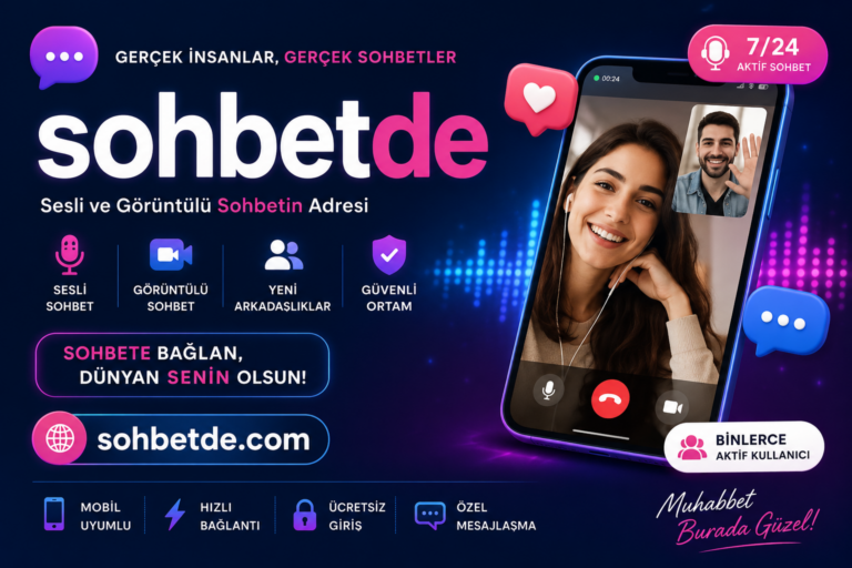 sesli ve kamerali chat